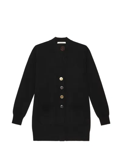 Maliparmi V-neck Cardigan In Black