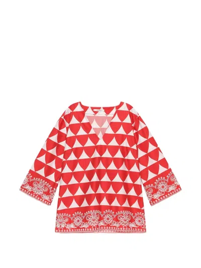 Maliparmi V-neck Shirt In Red