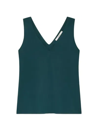 Maliparmi V-neck Slim-fit Top In Multi