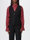 Maliparmi Button-fastening Waistcoat In Black