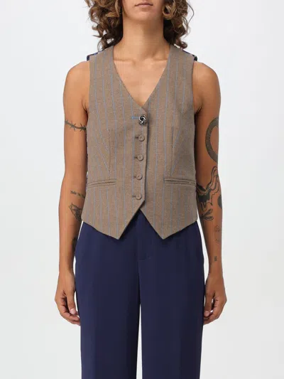 Maliparmi Waistcoat  Woman Color Grey In Grau