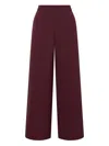 Maliparmi Wide-leg Trousers In Burgundy