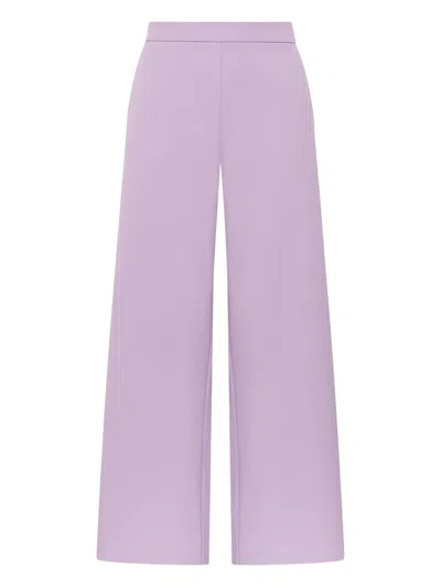 Maliparmi Hose Mit Weitem Bein In Purple