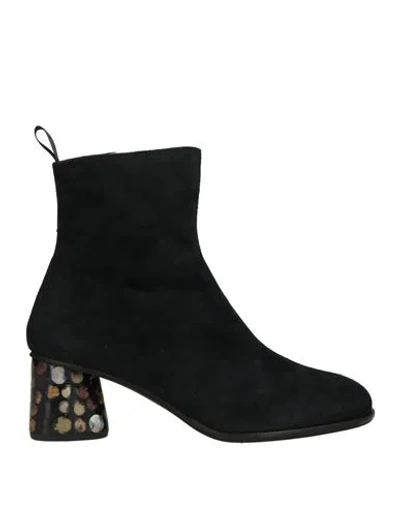 Maliparmi Malìparmi Woman Ankle Boots Black Size 8 Leather