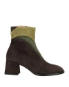 Maliparmi Malìparmi Woman Ankle Boots Lime Green Size 6 Leather