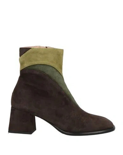 Maliparmi Malìparmi Woman Ankle Boots Lime Green Size 6 Leather