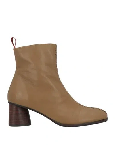 Maliparmi Malìparmi Woman Ankle Boots Mustard Size 8 Leather In Multi