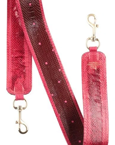 Maliparmi Malìparmi Woman Bag Strap Burgundy Size - Leather In Red