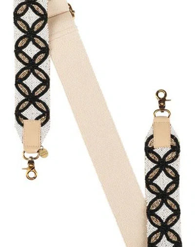 Maliparmi Malìparmi Woman Bag Strap White Size - Textile Fibers, Leather