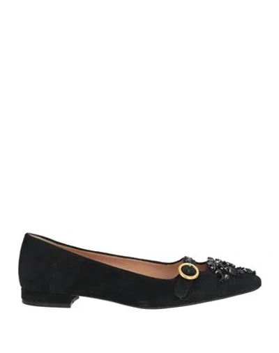 Maliparmi Malìparmi Woman Ballet Flats Black Size 8 Leather