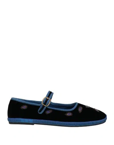 Maliparmi Malìparmi Woman Ballet Flats Black Size 10 Textile Fibers