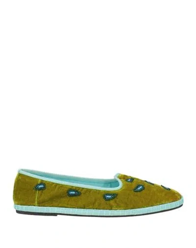 Maliparmi Malìparmi Woman Ballet Flats Light Green Size 7 Textile Fibers