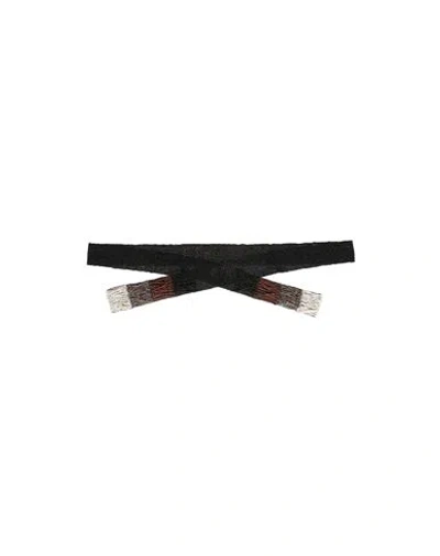 Maliparmi Malìparmi Woman Belt Black Size Onesize Textile Fibers