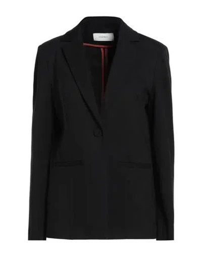 Maliparmi Malìparmi Woman Blazer Black Size 10 Viscose, Polyamide, Elastane