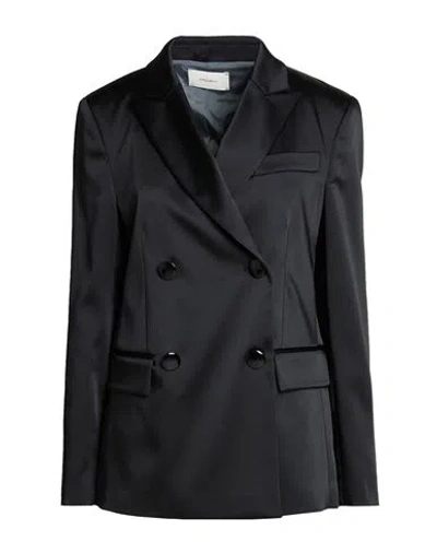 Maliparmi Malìparmi Woman Blazer Black Size 12 Polyester, Elastane