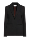 Maliparmi Malìparmi Woman Blazer Black Size 8 Viscose, Polyamide, Elastane
