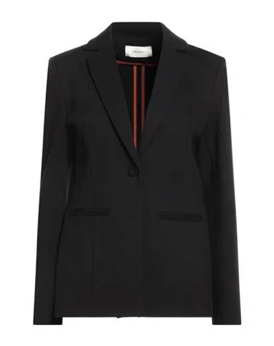 Maliparmi Malìparmi Woman Blazer Black Size 8 Viscose, Polyamide, Elastane