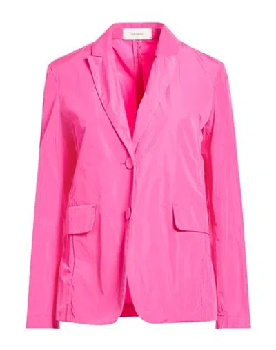 Maliparmi Malìparmi Woman Blazer Fuchsia Size 4 Polyester In Pink