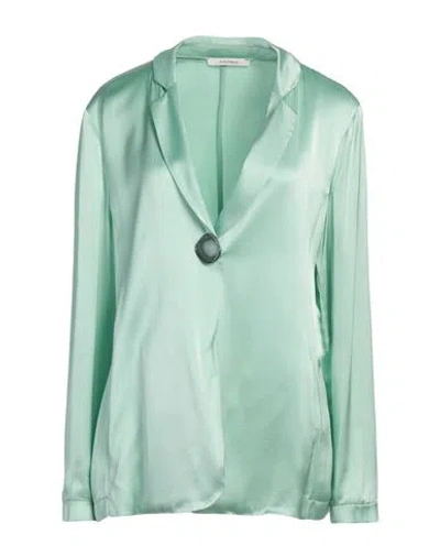 Maliparmi Malìparmi Woman Blazer Green Size 8 Viscose