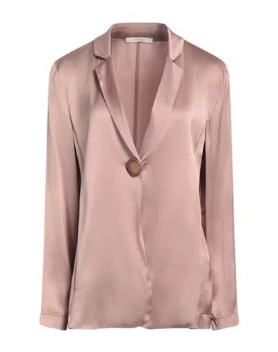 Maliparmi Malìparmi Woman Blazer Light Brown Size 6 Viscose In Beige