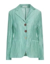 Maliparmi Malìparmi Woman Blazer Light Green Size 10 Linen, Polyamide In Green
