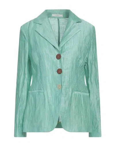 Maliparmi Malìparmi Woman Blazer Light Green Size 10 Linen, Polyamide