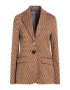 Maliparmi Malìparmi Woman Blazer Mustard Size 10 Polyamide, Elastane In Yellow
