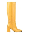 Maliparmi Malìparmi Woman Boot Marigold Size 8 Leather In Yellow