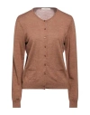 Maliparmi Malìparmi Woman Cardigan Brown Size M Wool