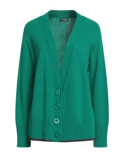 Maliparmi Malìparmi Woman Cardigan Green Size S Wool, Viscose, Polyamide, Cashmere