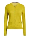 Maliparmi Malìparmi Woman Cardigan Marigold Size S Wool In Yellow