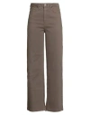 Maliparmi Malìparmi Woman Jeans Taupe Size 31 Cotton, Elastane In Brown