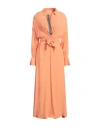 Maliparmi Malìparmi Woman Maxi Dress Mandarin Size 8 Acetate, Silk