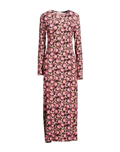 Maliparmi Malìparmi Woman Maxi Dress Pink Size 6 Viscose, Elastane