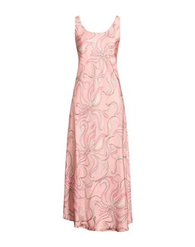 Maliparmi Malìparmi Woman Maxi Dress Pink Size 8 Silk