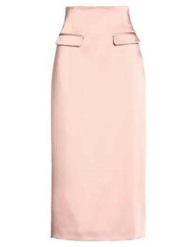 Maliparmi Malìparmi Woman Maxi Skirt Antique Rose Size 4 Polyester, Elastane In Pink