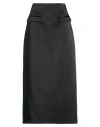 Maliparmi Malìparmi Woman Maxi Skirt Black Size 4 Polyester, Elastane In Multi