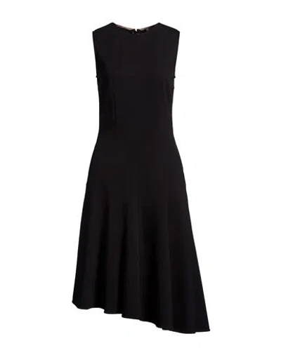 Maliparmi Malìparmi Woman Midi Dress Black Size 6 Viscose, Polyamide, Elastic Fibres