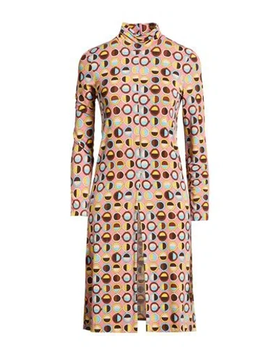 Maliparmi Malìparmi Woman Midi Dress Pink Size 6 Viscose, Elastane In Multi
