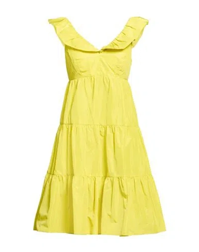 Maliparmi Malìparmi Woman Midi Dress Yellow Size 4 Polyester