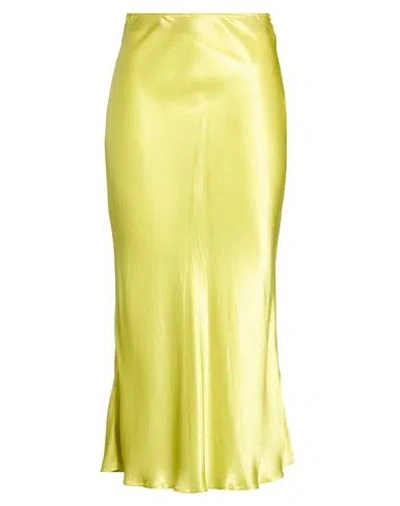 Maliparmi Malìparmi Woman Midi Skirt Lime Green Size 6 Viscose