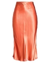 Maliparmi Malìparmi Woman Midi Skirt Rust Size 2 Viscose In Orange