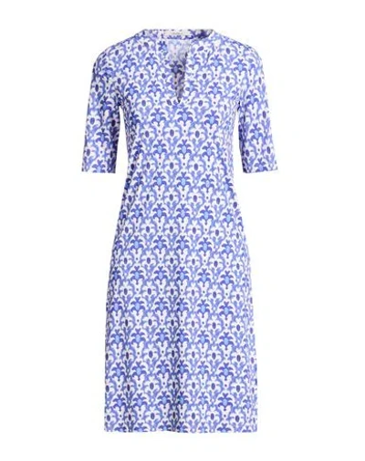 Maliparmi Malìparmi Woman Mini Dress Blue Size 6 Polyamide, Elastane