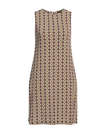 Maliparmi Malìparmi Woman Mini Dress Burgundy Size 4 Viscose, Elastane In Red