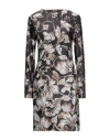 Maliparmi Malìparmi Woman Mini Dress Charcoal Size 10 Polyester, Elastane In Grey