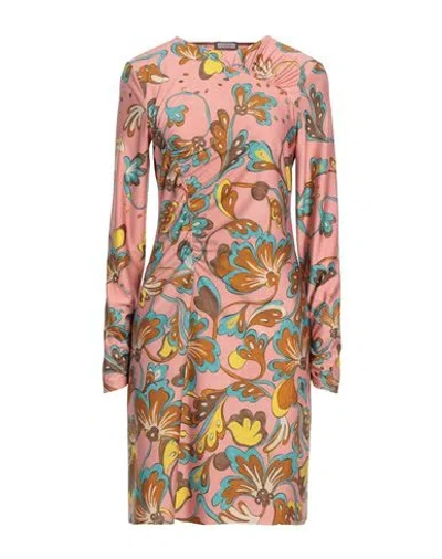 Maliparmi Malìparmi Woman Mini Dress Pink Size 10 Polyester, Elastane