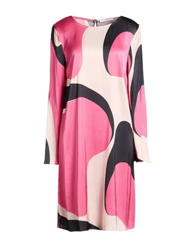 Maliparmi Malìparmi Woman Mini Dress Pink Size 8 Viscose, Elastane
