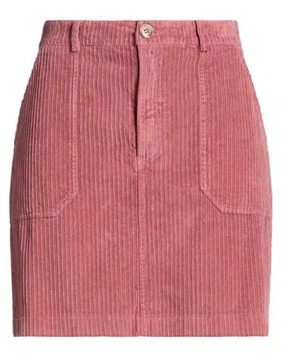Maliparmi Malìparmi Woman Mini Skirt Antique Rose Size 4 Cotton, Elastane In Pink