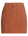 Maliparmi Malìparmi Woman Mini Skirt Brown Size 2 Goat Skin