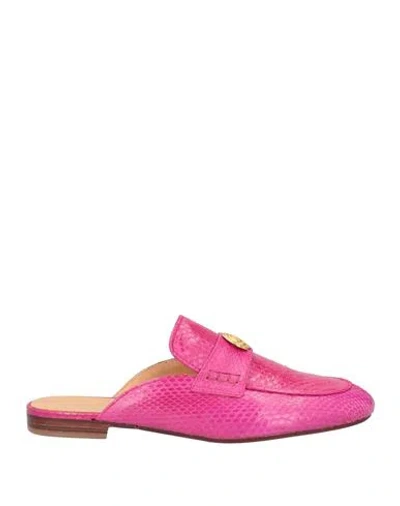 Maliparmi Malìparmi Woman Mules & Clogs Fuchsia Size 9 Leather In Pink